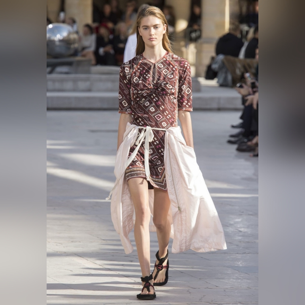Isabel Marant Long Silk Blend Summer Trench Parka